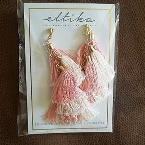 Ettika tassel earrings New in Package